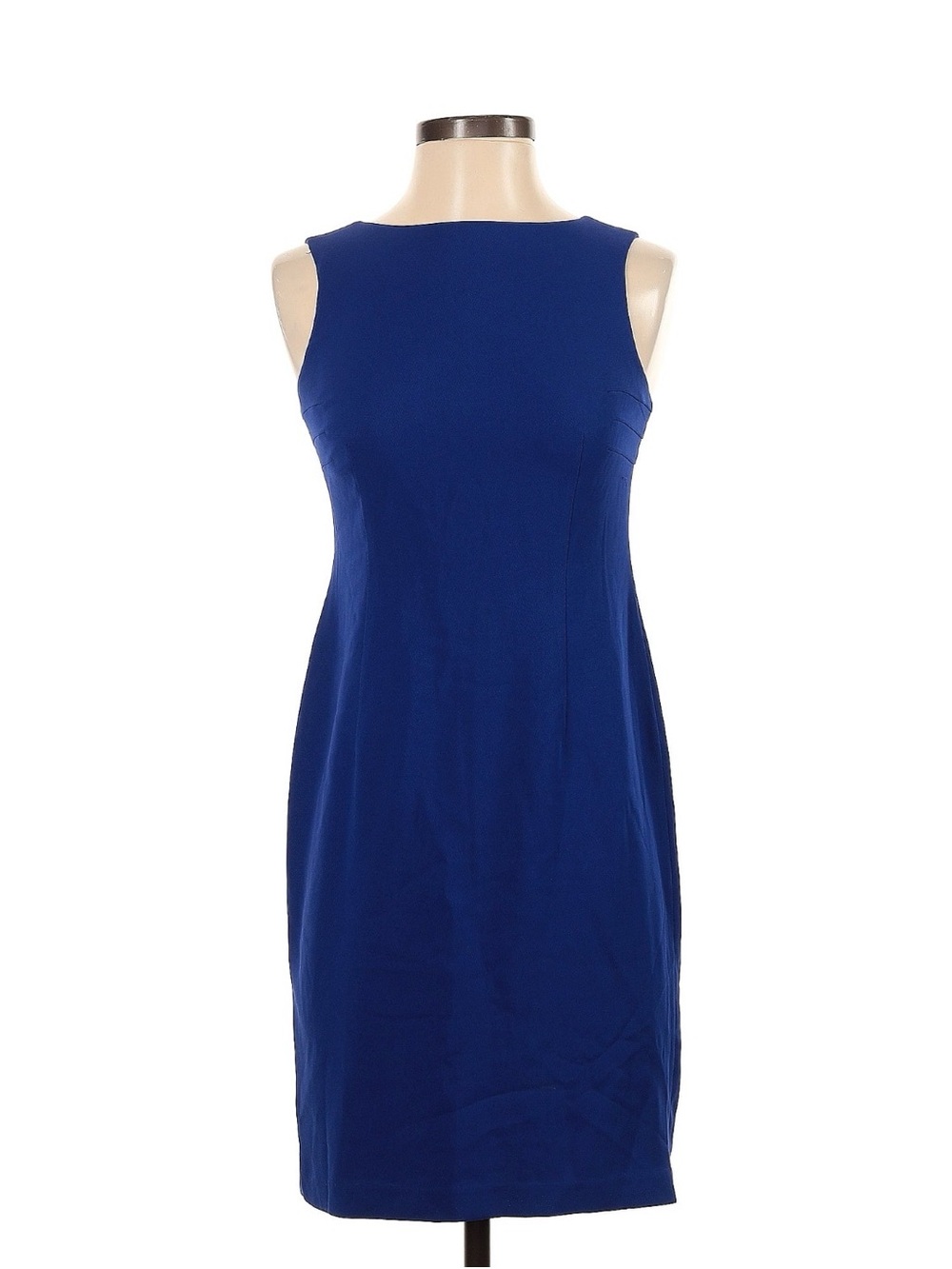 Vintage Carole Little Royal Blue Sleeveless Sheath Dress
